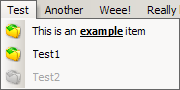 NormalMenuExample
